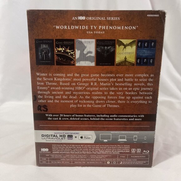 Game of Thrones: The Complete Seasons 1-6 + Digital HD [Blu-ray] - Picture 4 of 7